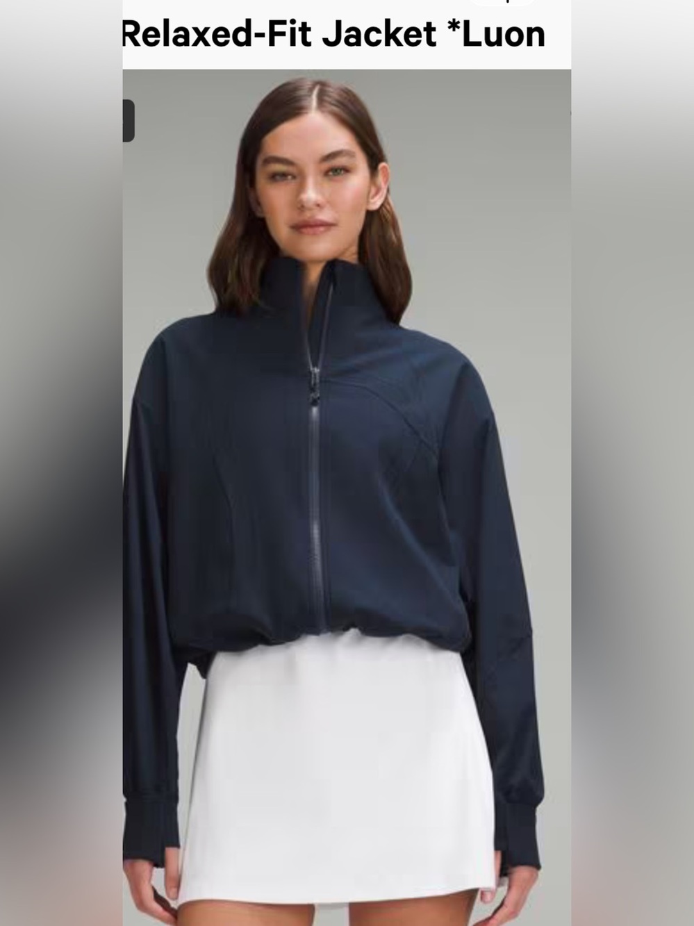 Lululemon Define Relaxed-Fit Jacket *Luon. True Navy. Size 8. NWOT